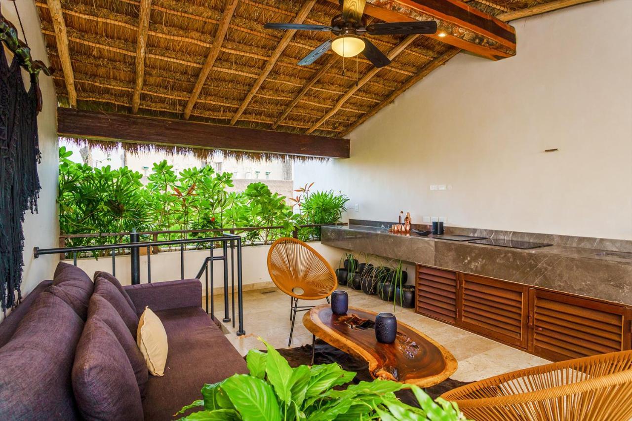 Jungle Luxury In Private Residential Area & Stunning Rooftop By Stella Rentals تولوم المظهر الخارجي الصورة