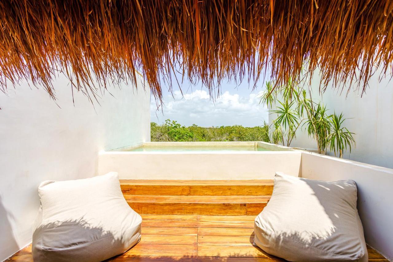 Jungle Luxury In Private Residential Area & Stunning Rooftop By Stella Rentals تولوم المظهر الخارجي الصورة