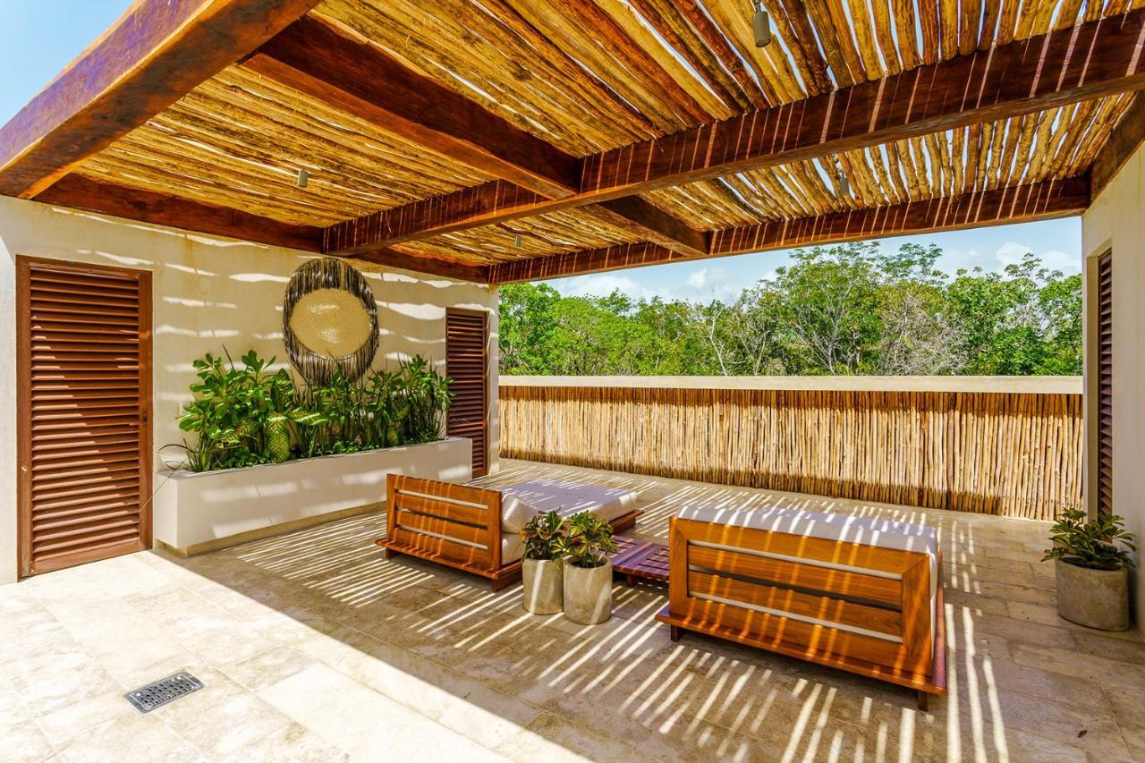 Jungle Luxury In Private Residential Area & Stunning Rooftop By Stella Rentals تولوم المظهر الخارجي الصورة