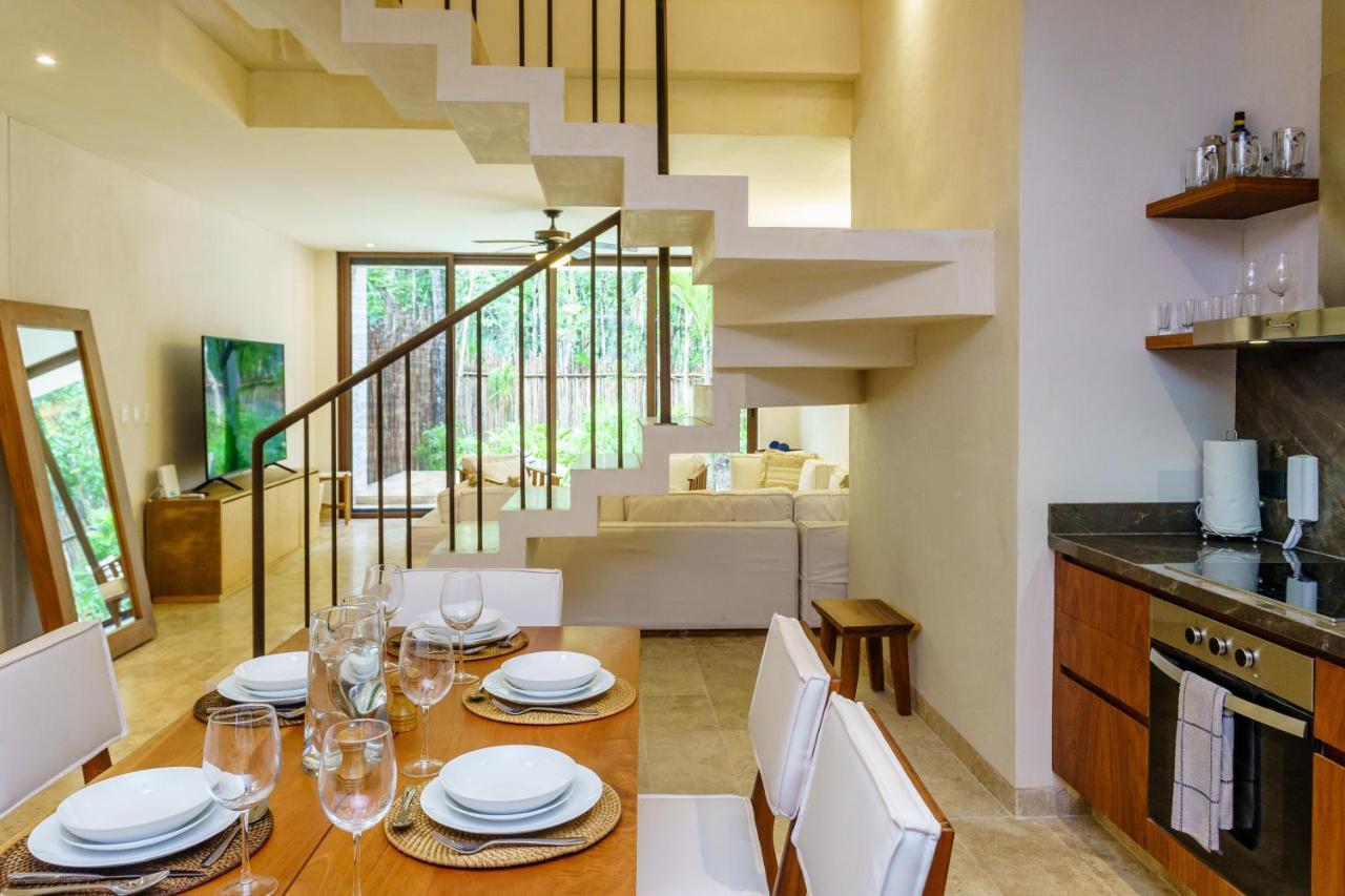 Jungle Luxury In Private Residential Area & Stunning Rooftop By Stella Rentals تولوم المظهر الخارجي الصورة